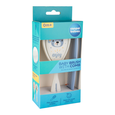 Canpol babies Baba kefe és fésű CUTE ANIMALS