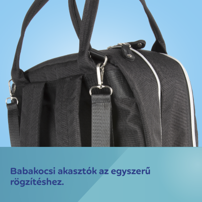 Canpol babies Multifunkciós pelenkázó hátizsák fekete