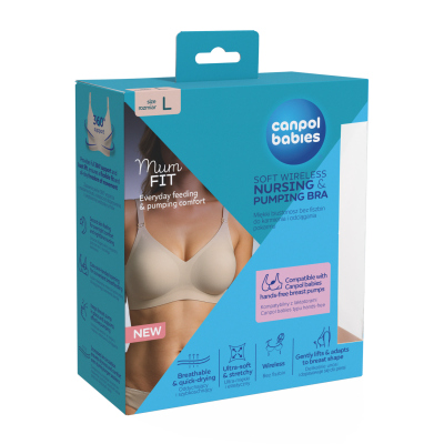 Canpol babies MumFIT szoptatós és mellszíváshoz való melltartó L