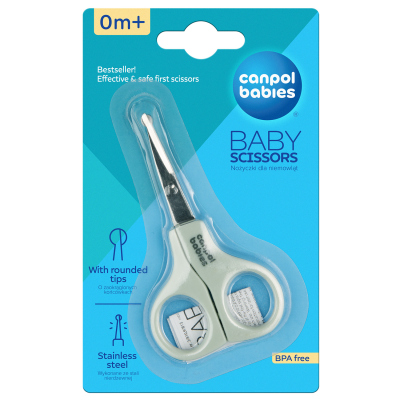 Canpol babies Lekerekített körömvágó olló tok nélkül