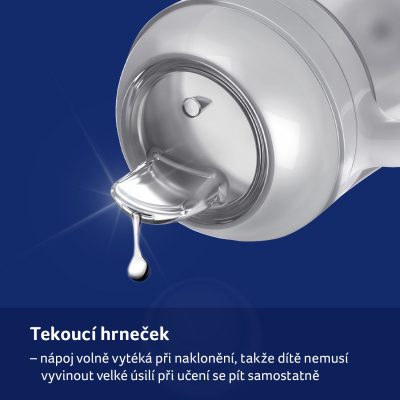 LOVI Prvý hrnček s náustkom 150ml ružový