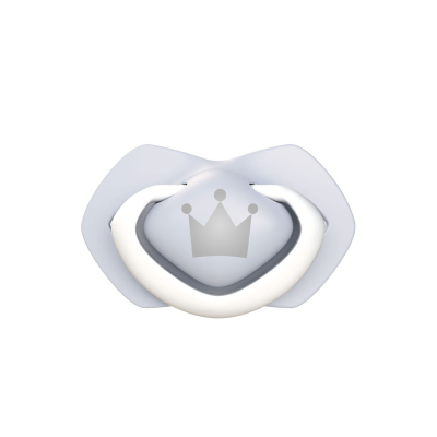 Canpol babies Silikónový cumlík so symetrickou špičkou 0-6m ROYAL BABY 2 ks