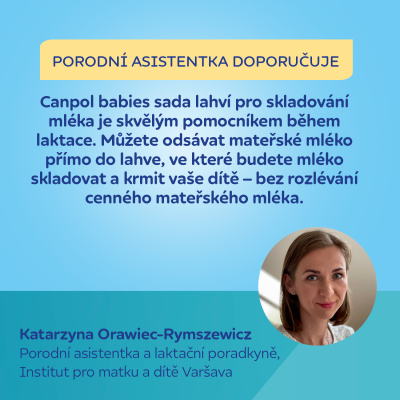 Canpol babies Sada fliaš na uskladnenie materského mlieka 3x120ml 