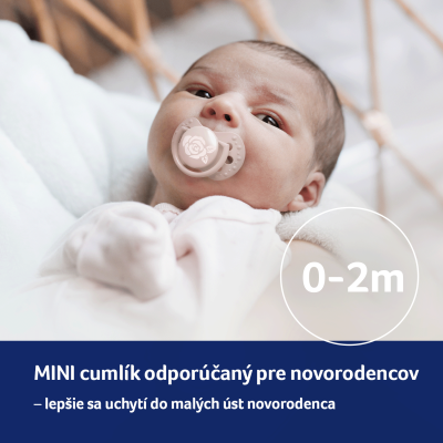 LOVI Silikonový dynamický dudlík BABY SHOWER 0-2m 2ks kluk