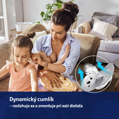 LOVI Silikonový dynamický dudlík 6-18m HARMONY 2pcs