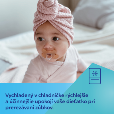 Canpol babies Dudlík 100% silikonový symetrický 0-6m 1ks oranžový