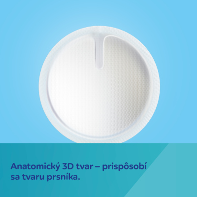 Canpol babies Tvarované priedušné tampóny do podprsenky 3D 30ks