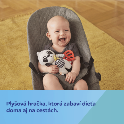 Canpol babies Senzorická interaktívna závesná hračka LEŇOCH s klipom BabiesBoo