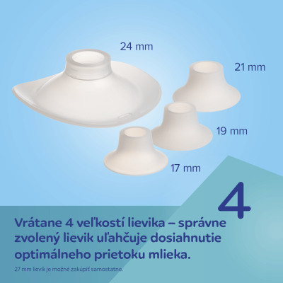Canpol babies Náhradné silikonové vložky 17/19mm k odsávačke materského mlieka Hands-Free, PowerPump