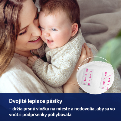 LOVI Vložky do podprsenky antibakteriálne Discreet Elegance 60ks biele