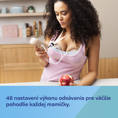 Canpol babies Dvojitá elektrická odsávačka materského mlieka do podprsenky MilkShell