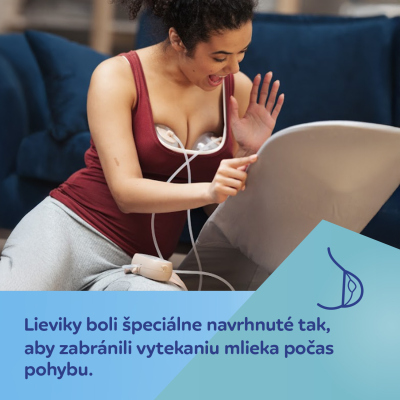 Canpol babies Dvojitá elektrická odsávačka materského mlieka do podprsenky MilkShell