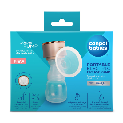 Canpol babies Prenosná odsávačka materského mlieka Power-Pump