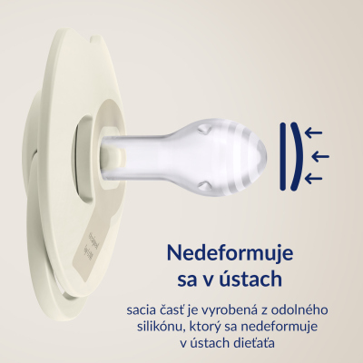 LOVI Cumlík silikónový dynamický PRIME 0-6m 1ks Pistachio