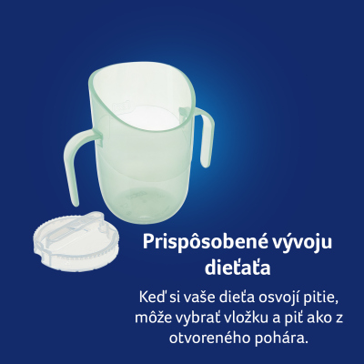 LOVI Hrnček tréningový GENIUS 150ml Pistachio