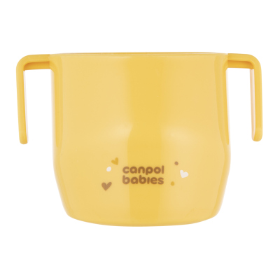 Canpol babies Hrnček tréningový SMART 180 ml 12m+ žltý