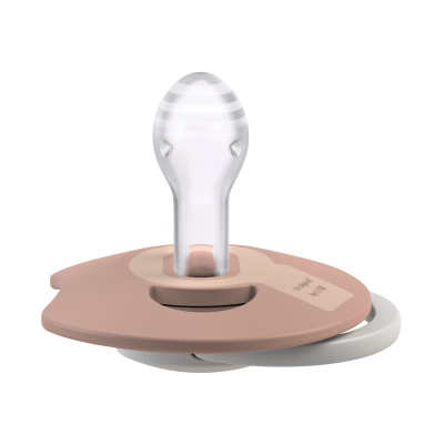 LOVI Cumlík svietiaci silikónový dynamický PRIME 18m+ 2ks Ivory/Blush