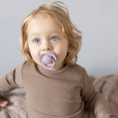 LOVI Cumlík silikónový dynamický PRIME 0-6m 1ks Lilac