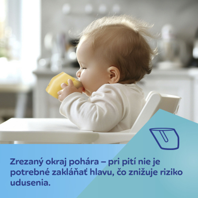 Canpol babies Hrnček tréningový SMART 180 ml 12m+ žltý