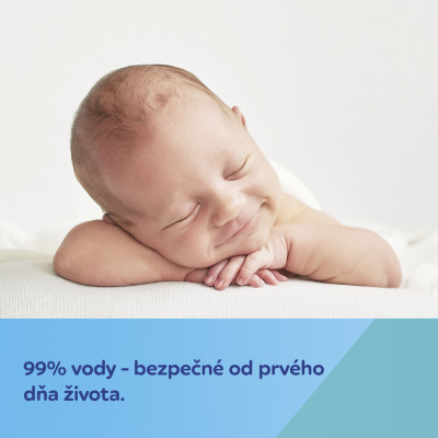 Canpol babies Detské vlhčené obrúsky 99% vody 60ks
