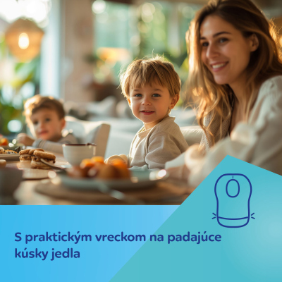 kópia z Canpol babies Podbradník plastový s vreckom BabiesBoo panda