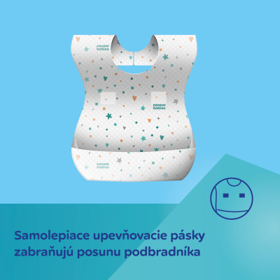 kópia z Canpol babies Podbradník plastový s vreckom BabiesBoo panda