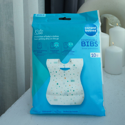 kópia z Canpol babies Podbradník plastový s vreckom BabiesBoo panda