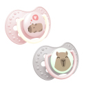 LOVI Cumlík silikónový dynamický CAPICHILL 0-6m 2ks dievča