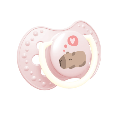 LOVI Cumlík silikónový dynamický CAPICHILL 0-6m 2ks dievča