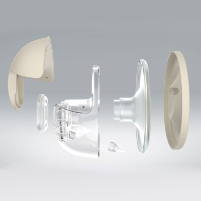 Canpol babies Dvojitá elektrická odsávačka materského mlieka do podprsenky SmartSense