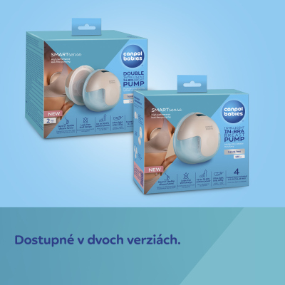 Canpol babies Elektrická odsávačka materského mlieka do podprsenky SmartSense