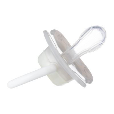 Canpol babies Cumlík svietiaci  silikónový symetrický LOVE MUM&DAD 0-6m 2ks