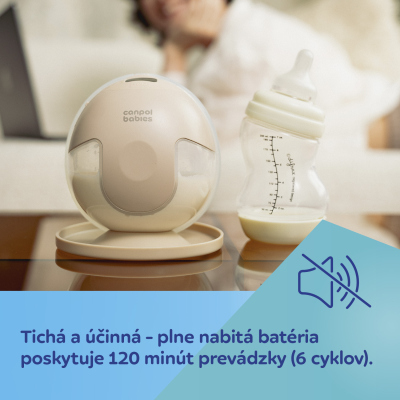 Canpol babies Dvojitá elektrická odsávačka materského mlieka do podprsenky SmartSense