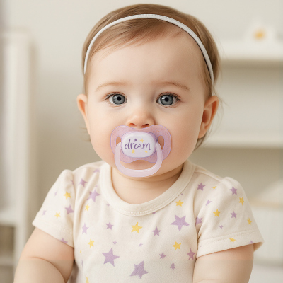 Canpol babies Cumlík svietiaci  silikónový symetrický NIGHTGLOW 0-6m 2ks dievča