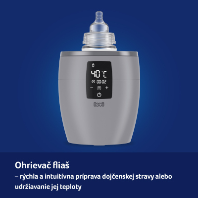 LOVI Ohřívač lahví šedý
