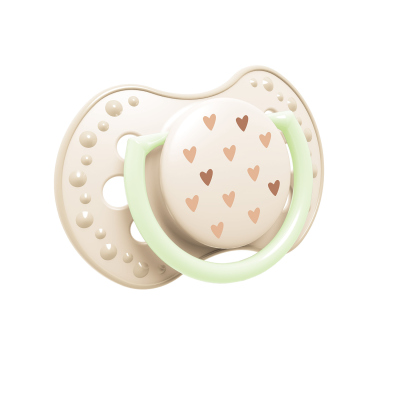 LOVI Cumlík svietiaci silikónový dynamický TEDDY LOVE  6-18m 2ks