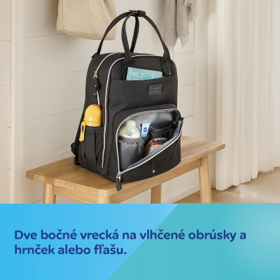 Canpol babies Prebaľovací batoh LADY MUM červený