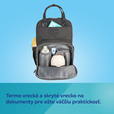 Canpol babies Prebaľovací batoh LADY MUM červený