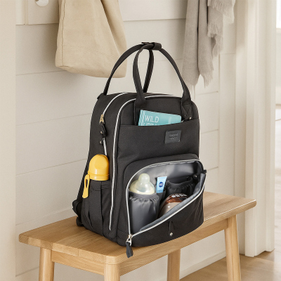 Canpol babies Prebaľovací batoh LADY MUM červený